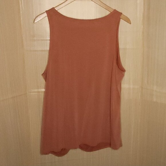 Torrid Rusty Orange Silky Tunic Tank Top 3X - Picture 2 of 6